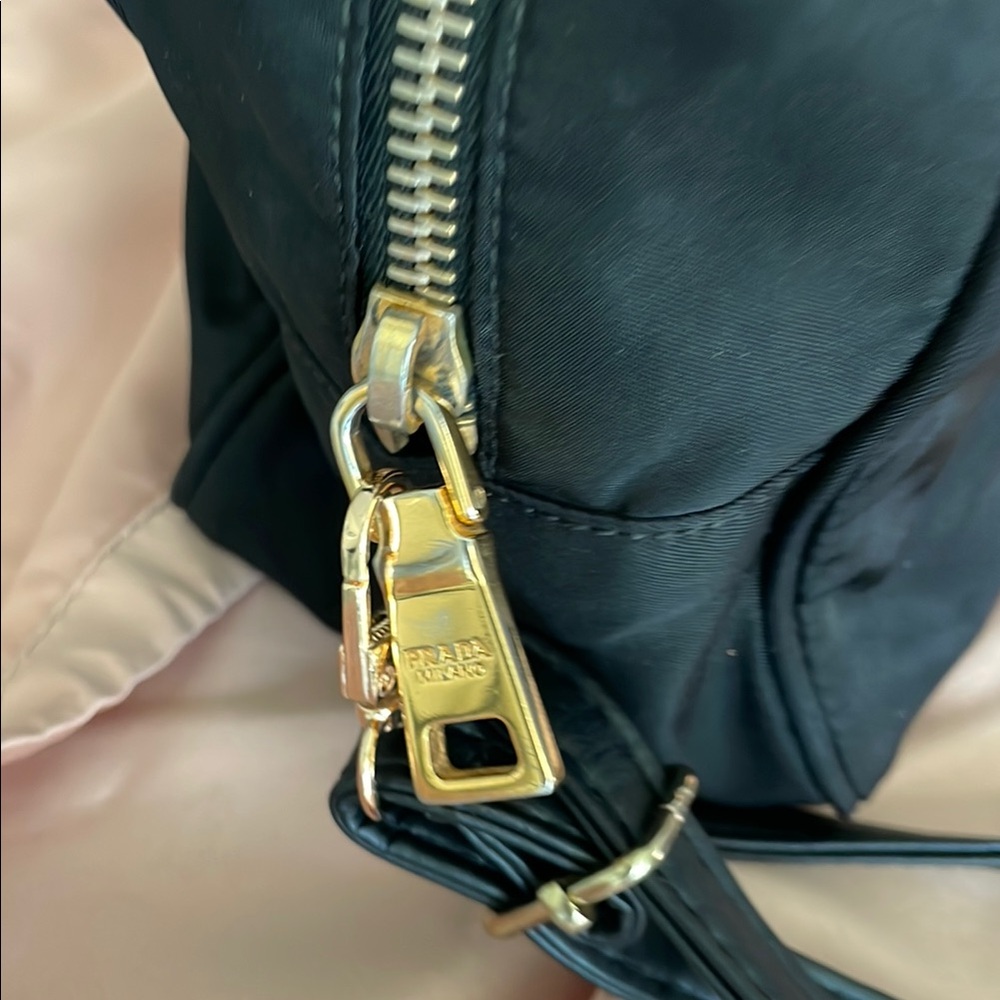 Prada Black Satchel with Gold Hardware with Box and Dust bag - Picture 3 of 9